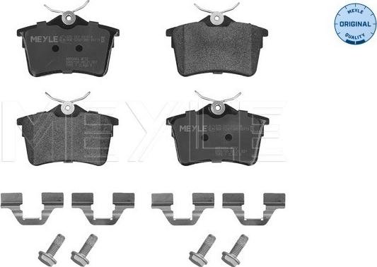 Meyle 025 247 6516/W - Brake Pad Set, disc brake car-mod.net
