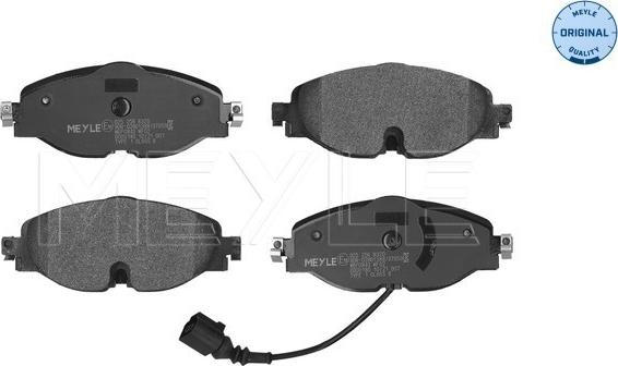Meyle 025 256 8320 - Brake Pad Set, disc brake car-mod.net