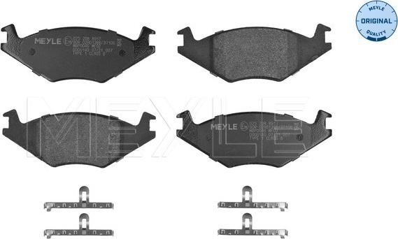 Meyle 025 208 8917 - Brake Pad Set, disc brake car-mod.net