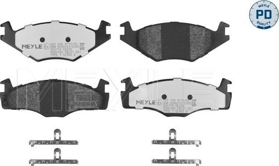Meyle 025 208 8719/PD - Brake Pad Set, disc brake car-mod.net