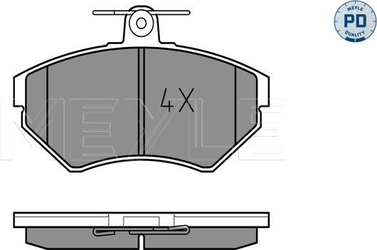 Equal Quality PF1104 - Brake Pad Set, disc brake car-mod.net