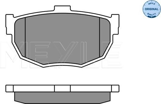 Meyle 025 215 5314/W - Brake Pad Set, disc brake car-mod.net
