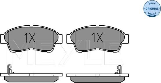 Meyle 025 216 0117/W - Brake Pad Set, disc brake car-mod.net