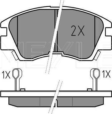ADVICS D1N033Y - Brake Pad Set, disc brake car-mod.net