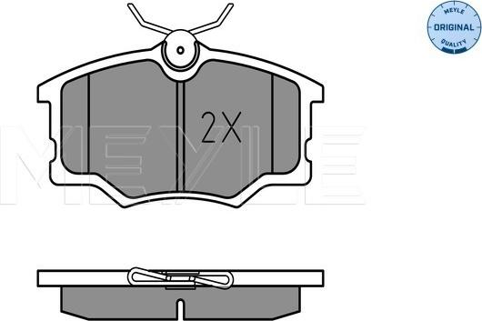 Meyle 025 235 4616 - Brake Pad Set, disc brake car-mod.net