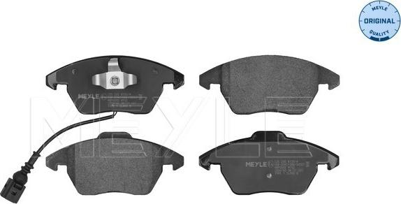 Meyle 025 235 8720/W - Brake Pad Set, disc brake car-mod.net