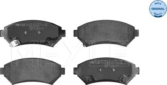 Meyle 025 233 5818/W - Brake Pad Set, disc brake car-mod.net