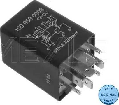 Meyle 100 959 0008 - Relay, air conditioning car-mod.net