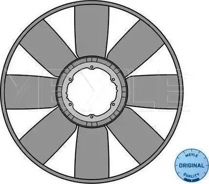 Meyle 034 232 0008 - Fan Wheel, engine cooling car-mod.net