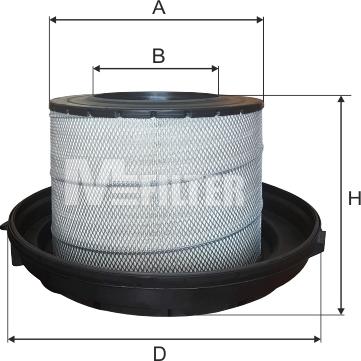 Mfilter A 595 - Engine Air Filter car-mod.net