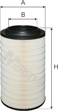 Mfilter A 562 - Engine Air Filter car-mod.net