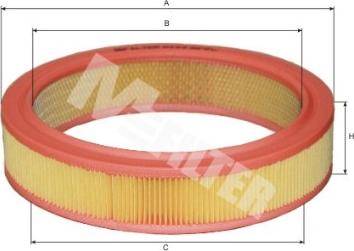 Mfilter A 123 - Engine Air Filter car-mod.net