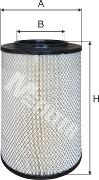 Mfilter A 848 - Engine Air Filter car-mod.net