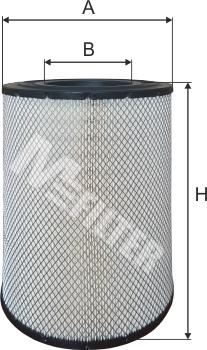 Mfilter A 842 - Engine Air Filter car-mod.net