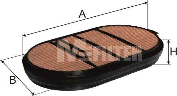 Mfilter A 8034/1 - Secondary Air Filter car-mod.net