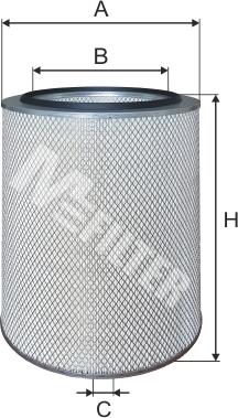 Mfilter A 811 - Engine Air Filter car-mod.net