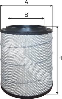 Mfilter A 831 - Engine Air Filter car-mod.net