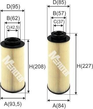 Mfilter DE 3158 - Fuel filter car-mod.net