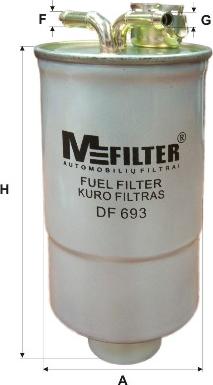 Mfilter DF 693 - Fuel filter car-mod.net