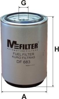 Mfilter DF 683 - Fuel filter car-mod.net