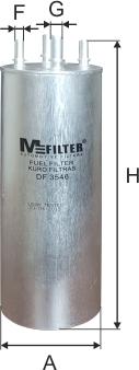 Mfilter DF 3546 - Fuel filter car-mod.net