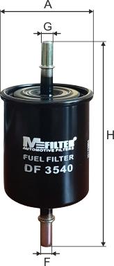 Mfilter DF 3540 - Fuel filter car-mod.net
