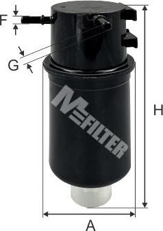 Mfilter DF 3589 - Fuel filter car-mod.net