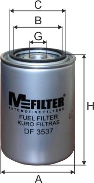Mfilter DF 3537 - Fuel filter car-mod.net