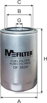 Mfilter DF3524 - Fuel filter car-mod.net