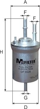 Mfilter DF3528 - Fuel filter car-mod.net