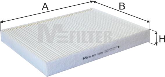 Mfilter K 991 - Filter, interior air car-mod.net