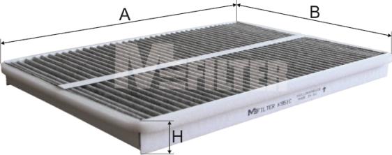 Mfilter K 951C - Filter, interior air car-mod.net
