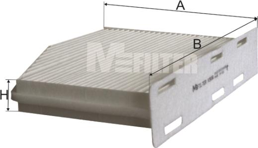 Mfilter K 908 - Filter, interior air car-mod.net