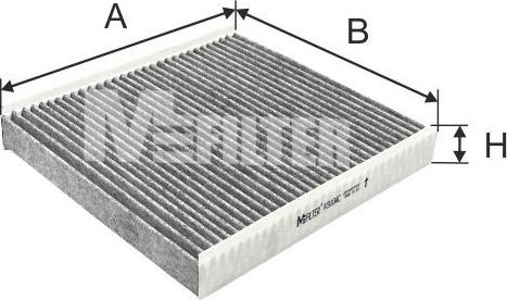Mfilter K 9104C - Filter, interior air car-mod.net
