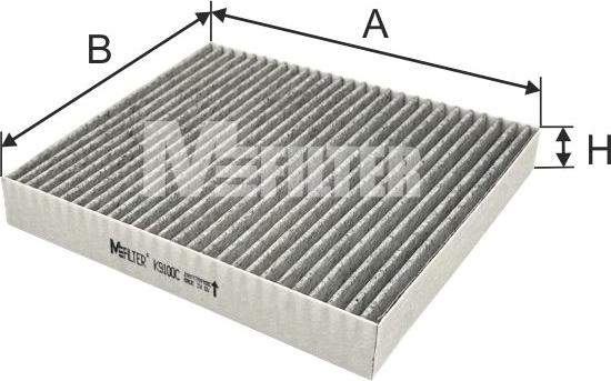 Mfilter K 9100C - Filter, interior air car-mod.net