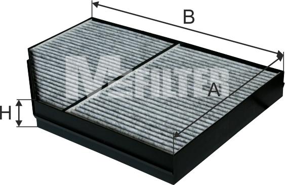 Mfilter K 9138C - Filter, interior air car-mod.net