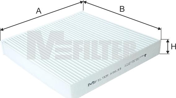 Mfilter K 9133 - Filter, interior air car-mod.net