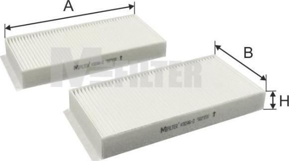 Mfilter K 9246-2 - Filter, interior air car-mod.net