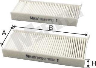 Mfilter K 9213-2 - Filter, interior air car-mod.net