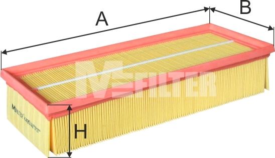 Mfilter K 495 - Engine Air Filter car-mod.net