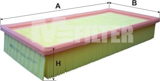 Mfilter K 426 - Engine Air Filter car-mod.net