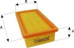 Mfilter K 135 - Engine Air Filter car-mod.net