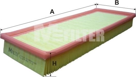 Mfilter K 131 - Engine Air Filter car-mod.net