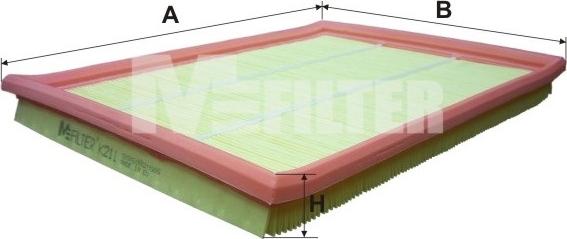 Mfilter K 211 - Engine Air Filter car-mod.net