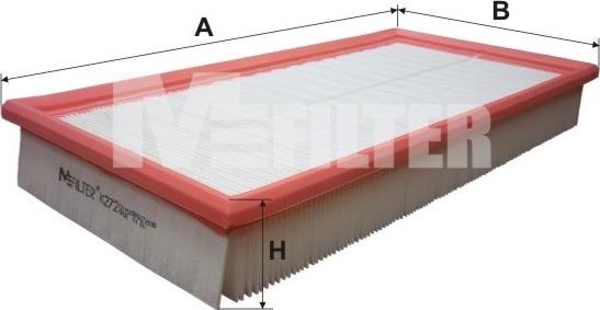 Mfilter K 272 - Engine Air Filter car-mod.net