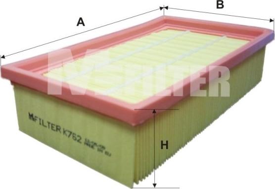 Mfilter K 762 - Engine Air Filter car-mod.net
