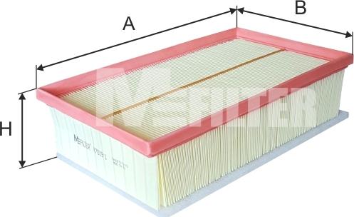 Mfilter K 7019/1 - Engine Air Filter car-mod.net