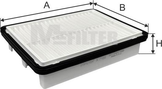 Mfilter K 7165 - Engine Air Filter car-mod.net