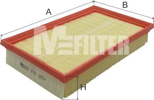 Mfilter K 7129 - Engine Air Filter car-mod.net