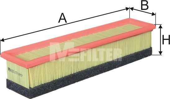 Mfilter K 737/1 - Engine Air Filter car-mod.net